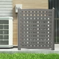 thumbnail image 2 of M optimized Air Conditioner Fence Screen Outside with 3 Panels, U-shaped Conditioner Outdoor Privacy Screen, Fence for Trash Can and Pool Pump, 2 of 7