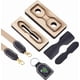 thumbnail image 1 of 2 troqueles para cortar cuero (2 estilos): Molde para cortar llaveros de cuero, troqueles para cortar formas en cuero, troquel perforador de madera, troquel para cortar cabezas de correas., 1 of 6