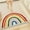 Rainbow, variant on CHUNYAN Style Rainbow Bathroom Floor Mat Shower Room Absorbent Foot Mat Bathroom Door Mat Semi-circle Non-slip Bath Carpet