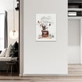thumbnail image 4 of Cafe Bar Decor Wall Art You Coffee Wall Art Rustic Coffee Spice Wall Decor Coffee Bean Canvas Painting Framed Artwork for Cafe Bar Kitchen Living Room 12"x16", 4 of 6