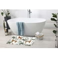 thumbnail image 5 of Beautiful Tropical Vintage Pattern Palm Bath Rugs 16x24 Inch Non Slip Bath Mat Quick Dry Absorbent Thin Bath Rug Fit Under Door Washable Bath Floor Rugs for Bathroom Bathtub Sink,Multi 5, 5 of 6