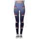 thumbnail image 4 of MKLEKYY Leggings para mujer Leggings para mujer Leggings de entrenamiento Pantalones con estampado navideño de bloques de color Leggings suaves y elásticos 2236, 4 of 4
