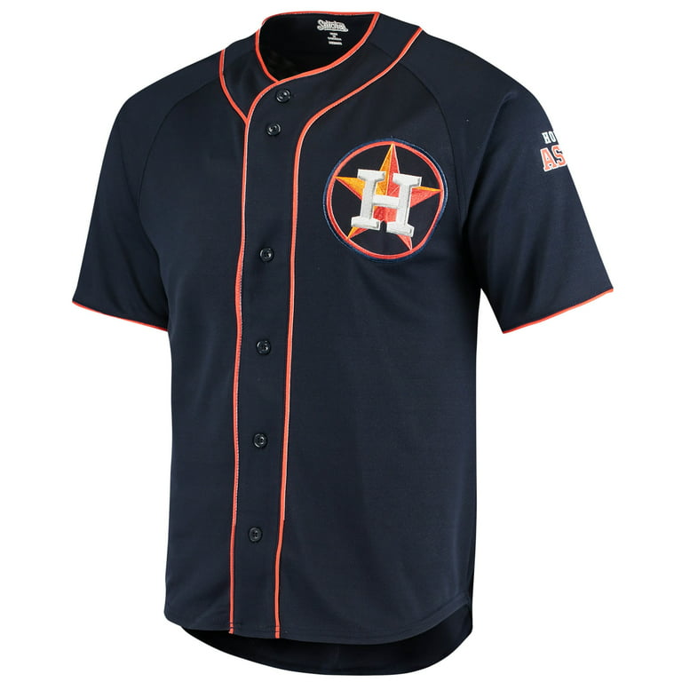 MLB Houston Astros Adults Button - Down Jersey