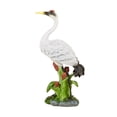 thumbnail image 2 of Estatua de grúa, figura de animal, adorno decorativo, escultura de jardín, decoración de patio, césped, patio, estanque, sala de estar al aire libre 13x65x26 cm, 2 of 8
