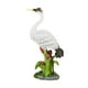 thumbnail image 2 of Estatua de grúa para decoración de jardín, adorno de resina, artesanía decorativa, escultura de jardín 13x65x26 cm, 2 of 9