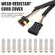 thumbnail image 2 of 10 prensaestopas de PVC de 6 mm, funda protectora de cable resistente para herramientas eléctricas, electrodomésticos, equipos industriales., 2 of 8