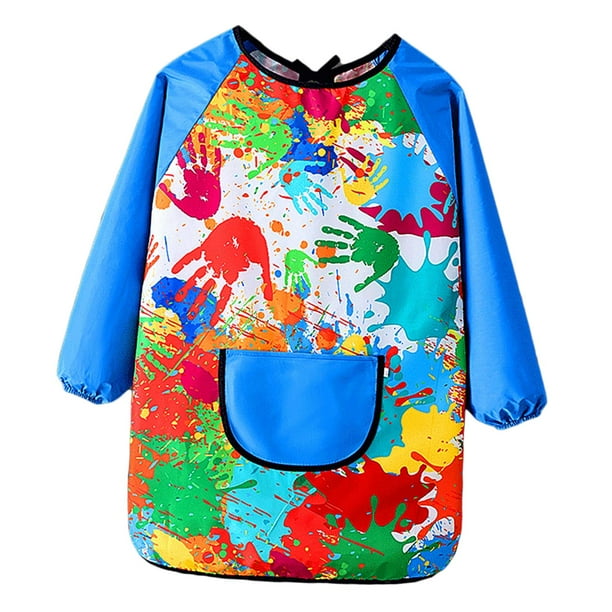 Delantal de pintura para niños, delantal de pintura impermeable para niños, bata artística, bata Delantal de pintura para niños, delantal de pintura impermeable para niños, bata artística, bata