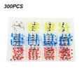 thumbnail image 2 of Amdohai 300pcs Heat Shrinkable Solder Ring Wiring Terminals Connection Terminal Heat Shrinkable Type Waterproof Connecting Terminal Kit Heat Shrink Tube Insulating Heat shrinkable Terminals, 2 of 7