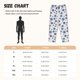 thumbnail image 3 of Balery blue Snowflake Prints Pantalones de pijama para mujer, pijamas ultraligeros, pantalones de estar por casa-Small, 3 of 6