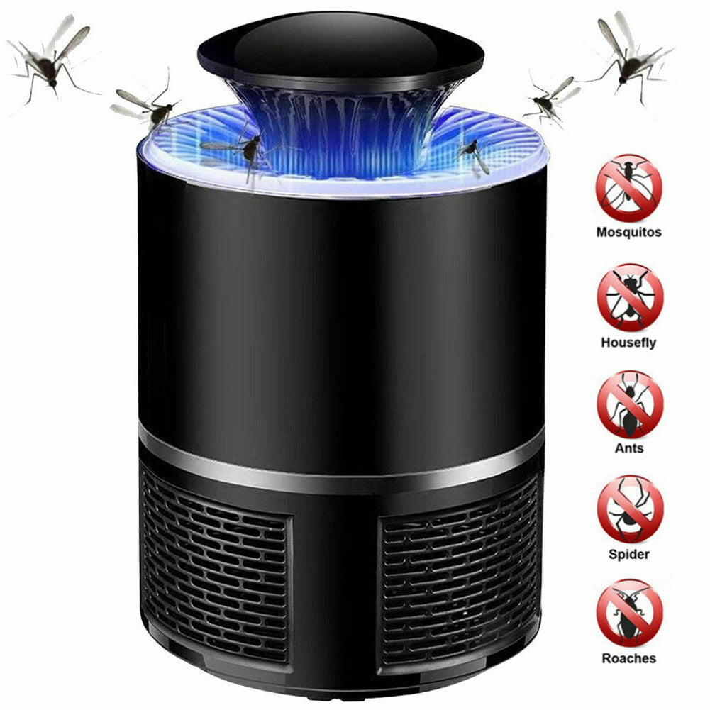 USB LED Electric Mosquito Zapper Killer Fly Insect Bug Trap Lamp Light Bulb Tool 