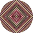 thumbnail image 1 of Ahgly Company Machine Washable Indoor Round Transitional Brass Green Area Rugs, 6' Round, 1 of 7