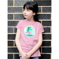 thumbnail image 2 of Cute Dinosaur In Pink Tutu T-Shirt Juniors -Image by Shutterstock,  Medium, 2 of 4