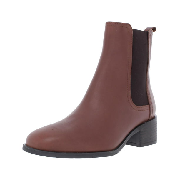 Kenneth Cole Reaction Womens Salt Leather Boots Tan 5.5 Medium (B,M) - Walmart.com