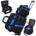 thumbnail image 1 of Bolso para Bolas de Bowling BOSSTIN Multi-Bolsillos Talla 15 para 3 Bolas con Ruedas, 1 of 6