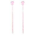 thumbnail image 1 of 1 Box Glass Stirring Sticks Flower Design Beverage Stirring Rods Mixing Sticks, 1 of 8
