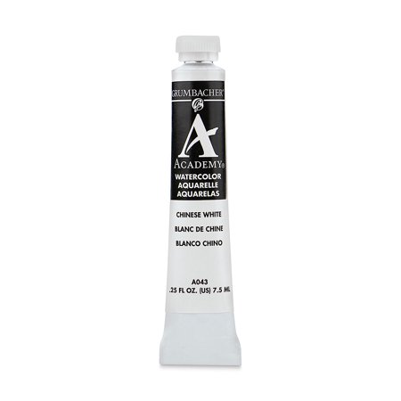 UPC: 0014173350633 | Grumbacher Academy Watercolor  7.5ml Tube  Chinese White