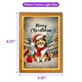 thumbnail image 5 of Merry Christmas Shetland Sheepdog Enjoys Woofmas Winter Xmas Holiday Acrylic Plaque with Wood Photo Frame Box Sheltie Dog Lover Gifts Light Box - 02022, 5 of 5