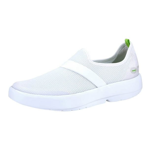 Zapato de recuperación OOFOS oOMg Low White para mujer talla 5