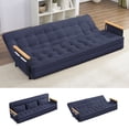 thumbnail image 1 of Puremind Canapé-Lit de Sol 86,6 Po L, Fauteuil Convertible avec Dossier Réglable à 6 Positions, Futon pour la Maison/appartement, Bleu, 1 of 8
