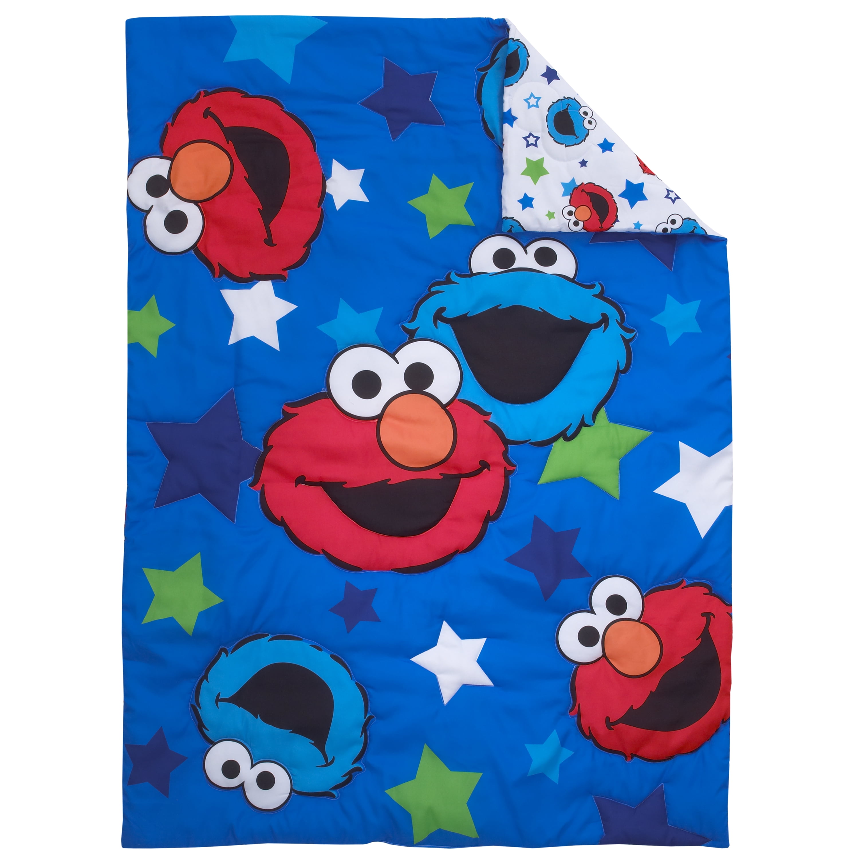 Sesame Street 4-Piece Awesome Buds Toddler Bedding Set