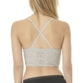 thumbnail image 3 of No Boundaries Juniors Longline Lace Bra, 3 of 5