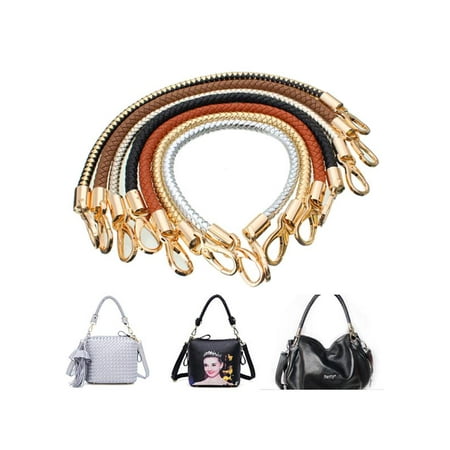 Replacement Shoulder Strap - 1PC 7-Colors PU leather Round shoulder bag strap DIY Shoulder Bag Purse Handle Replacement Handbag Strap
