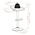 thumbnail image 3 of Winsome 3pc Cora Dining set, 3 of 9