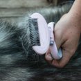 thumbnail image 5 of MiMu Deshedding Brush 2-Sided Undercoat Grooming Rake with Smart Handle and Comb, 5 of 7