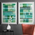 thumbnail image 5 of Wexford Home Teal Pattern I Premium Framed Print, 26.5" x 36.5" - Ready to Hang, Silver (Set of 2), 5 of 9