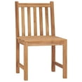 thumbnail image 4 of vidaXL 1/2/4/6/8x Solid Wood Teak Patio Chairs with Cushions Multi Colors, 4 of 10