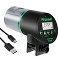 thumbnail image 1 of Alimentador automático para peces Petbank, temporizador recargable USB, negro, 1 of 8