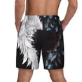 thumbnail image 4 of Goofa Butterfly Angel Wings Art Printed Men's Swim Trunks Board Shorts Quick Dry Mens Swimming Trunks with Compression Liner,Breathable Fit Hawaii Beach Shorts-Large, 4 of 9