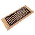 thumbnail image 2 of Razo Red Oak Wood Floor Register, Drop in Vent with Damper, 4x12 inch, Unfinished, 2 of 5
