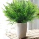 thumbnail image 2 of Arbusto artificial, planta de plástico, césped de bambú, arbusto verde falso, hojas verdes, para bodas, interiores y exteriores, hogar, jardín, balcón, 6 piezas, 2 of 5
