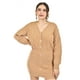 thumbnail image 4 of Vestido de punto con botones Roman Fashion /Juvenil, 4587 (Café) cafe CH, 4 of 5