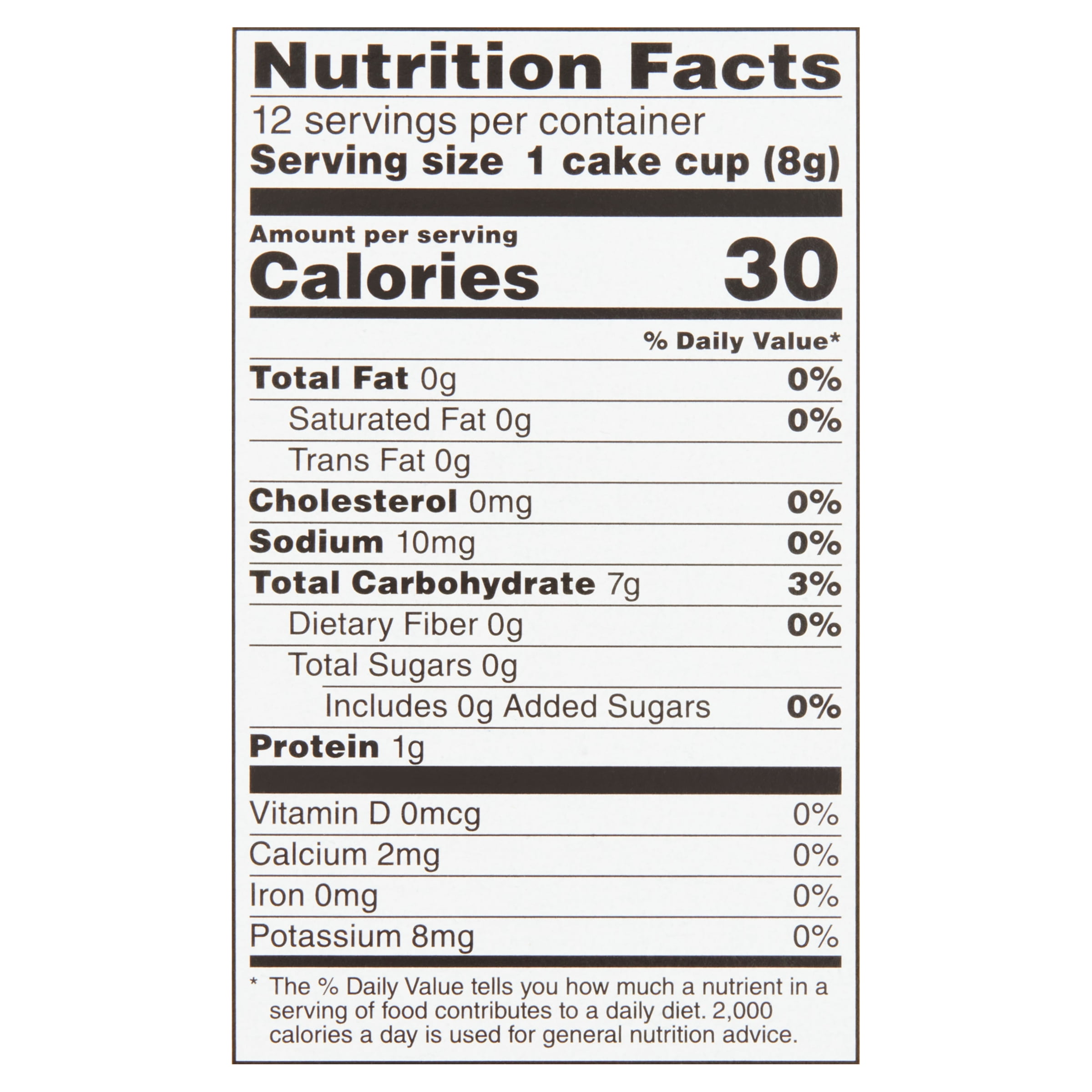 Great Value Jumbo Ice Cream Cups, 2.75 oz, 12 Count