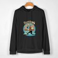 thumbnail image 2 of JEUXUS Retro Touchdown Season Game Day Football For Football Lovers Pullover Hoodie, 2 of 4