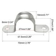 thumbnail image 2 of 27mm Rigid Pipe Strap, 304 Stainless Steel, 2 Holes Clamp, 20 Pcs, 2 of 3