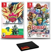 Pokemon Shield & Expansion Pass Switch Game Bundle + Hyrule Warriors: Definitive