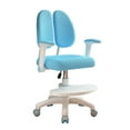 thumbnail image 2 of Kitem Kids Desk Chair with Rotatable Footrests, Adjustable Height Double Back Support, Computer Chair for Boys Girls Bedroom School, with 360 Degree Wheels, Blue, 2 of 13
