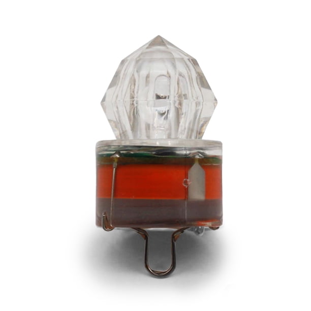Wosthever Señuelo de pesca luz nocturna cristal antioxidante Sensor de agua LED lámpara de captura de peces suministros de cebo al aire libre Type1 NO1