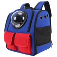 thumbnail image 1 of Carrier Cápsu Bolsa de hombro Mal capacidad ventida Azul Zulema Portador de viaje para mascotas, 1 of 8
