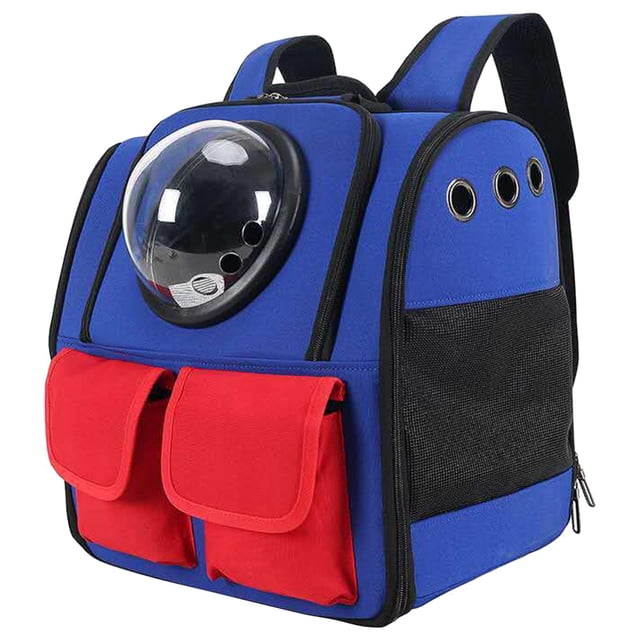 Carrier Cápsu Bolsa de hombro Mal capacidad ventida Azul Zulema Portador de viaje para mascotas