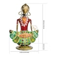 thumbnail image 4 of Handmade Wrought Iron Musician Figurines - Set of 3 Ethnic Home Decor, 4 of 4