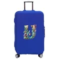 thumbnail image 1 of Housse de Valise Lavable Housse de Protection Anti-Rayures Housse Adaptée pour Motif Imprimé Poisson Lettre Convient 18-32 Pouces 8 Poisson Lettre U m, 1 of 6