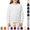 White, variant on YOUYEDIAN Girls Oversized Sweatshirts Kids Fashion Long Sleeve Crewneck Fleece Pullover Tops