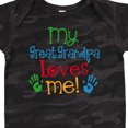 thumbnail image 4 of Inktastic My Great Grandpa Loves Me Boys or Girls Baby Bodysuit, 4 of 5