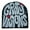 Black Gray, variant on HUANLEDASH Men Women Knitting Beanie Hat Letter Jacquard Print Hip Hop Style Warm Winter Elastic Knitting Hat Streetwear