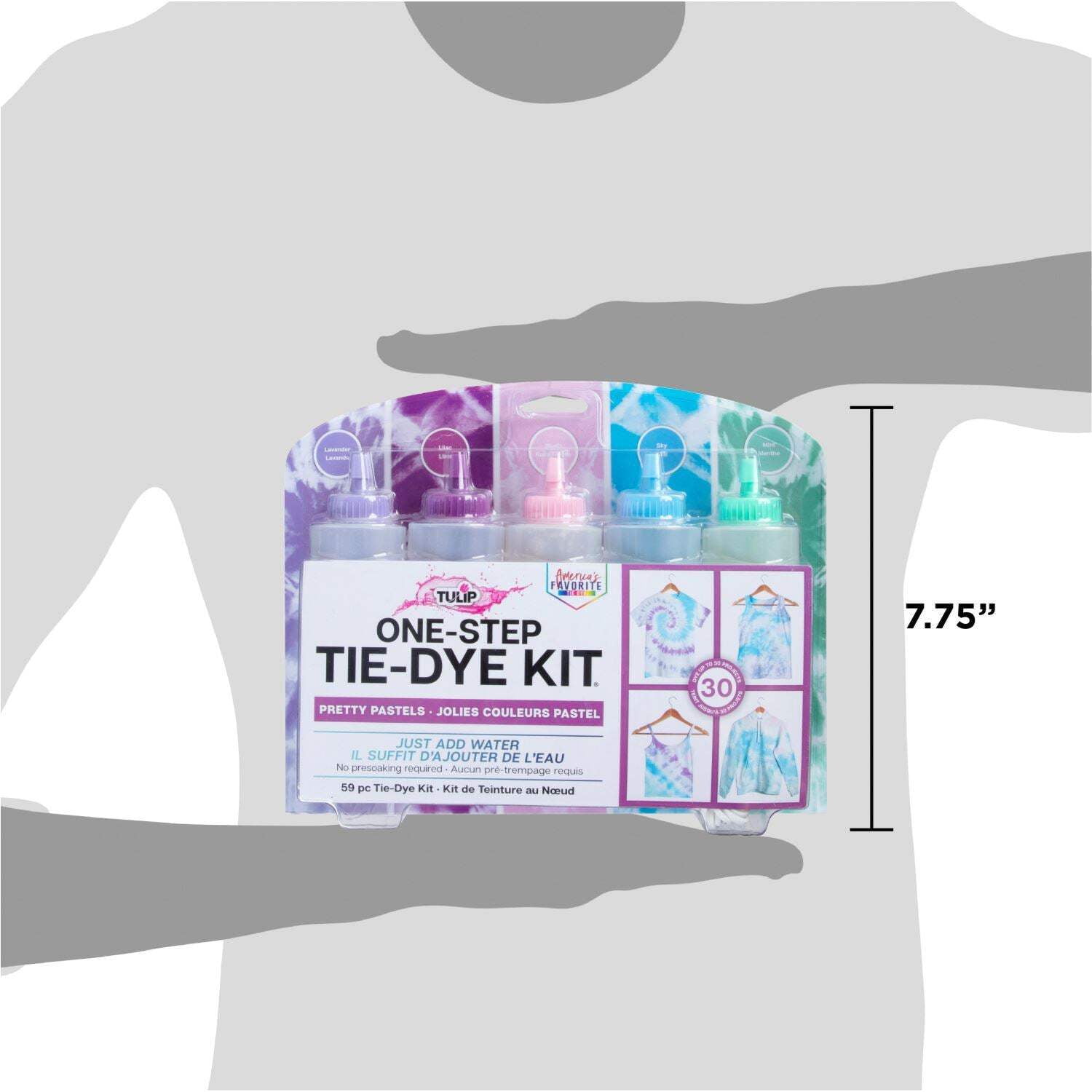 Tulip One-Step Tie-Dye 5 Color Kit. Pretty Pastels
