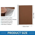 thumbnail image 4 of Unique Bargains Self Adhesive Leather Repair Patch Strong Stickiness Leather Repair Tape Faux Leather1 Pcs Coffee 19.6" x 53.9", 4 of 7